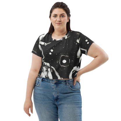 Women's Crop Tee - Galactic Vogue