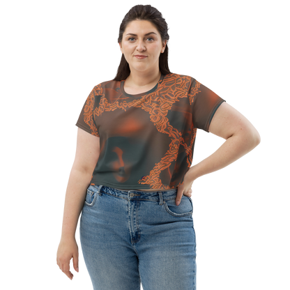 Women's Crop Tee - Chimeric Visage