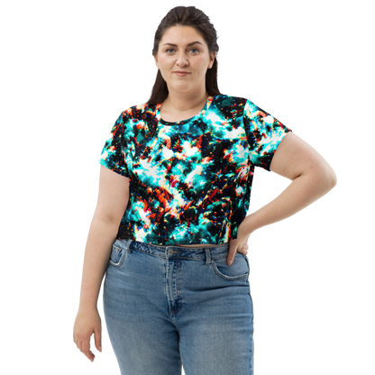 Women's Crop Tee - Whirlpool Dream