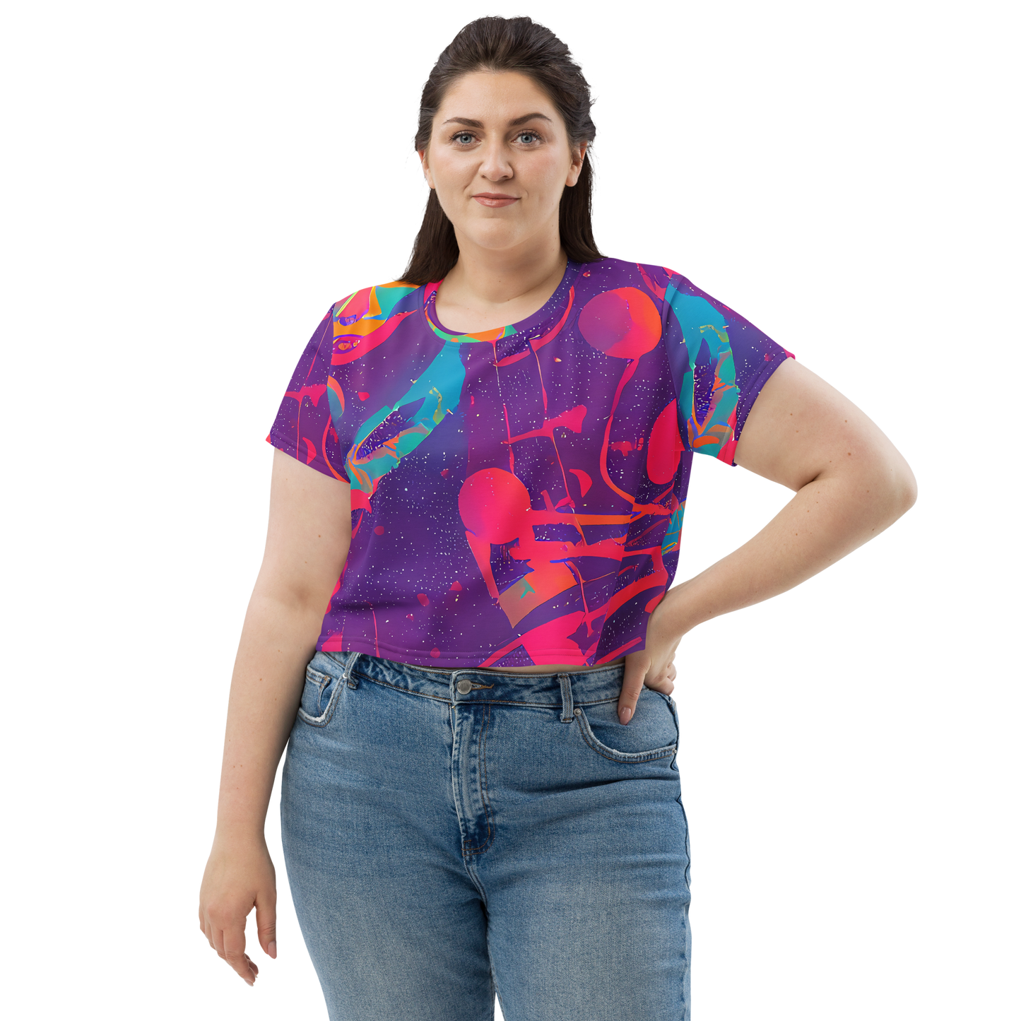 Women's Crop Tee - Spheric Rhapsody