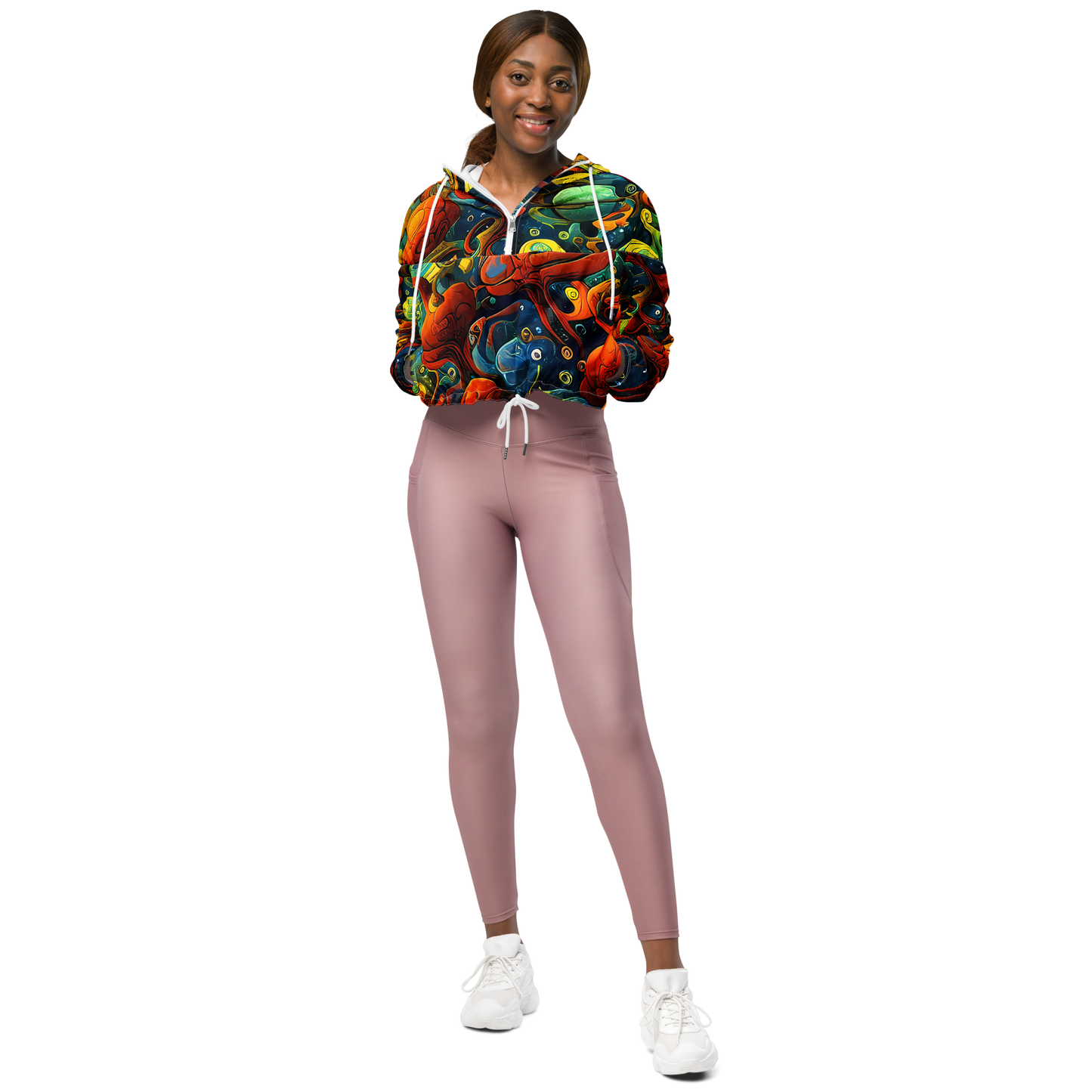 Women's Cropped Windbreaker - Duncanson Dream