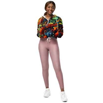 Women's Cropped Windbreaker - Duncanson Dream