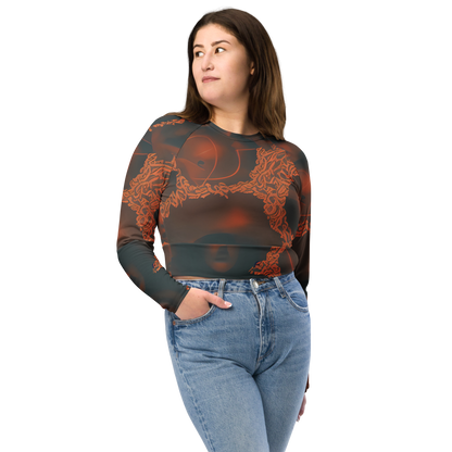 Long Sleeve Crop Top - Chimeric Visage