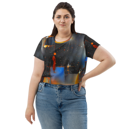 Women's Crop Tee - Monet's Matrix