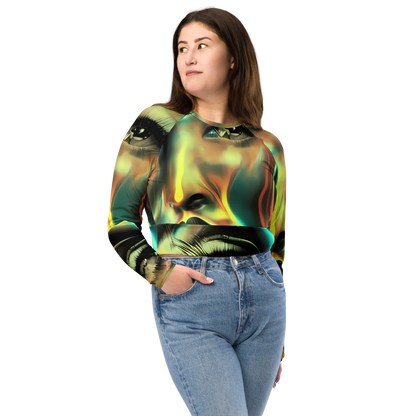 Long Sleeve Crop Top - Newtonian Visage