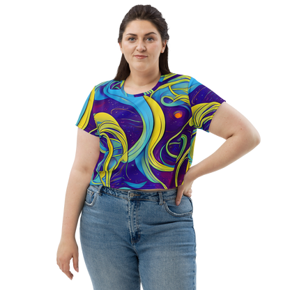 Women's Crop Tee - Stellar Swirls