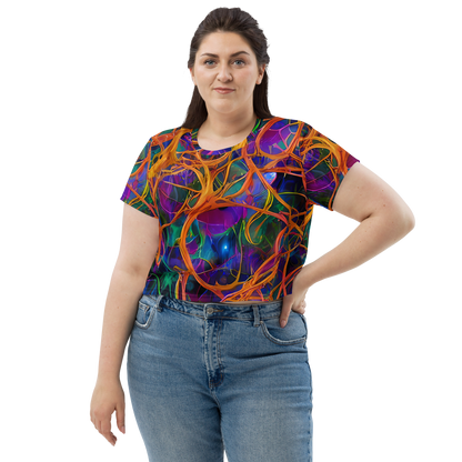 Women's Crop Tee - Spectral Weave