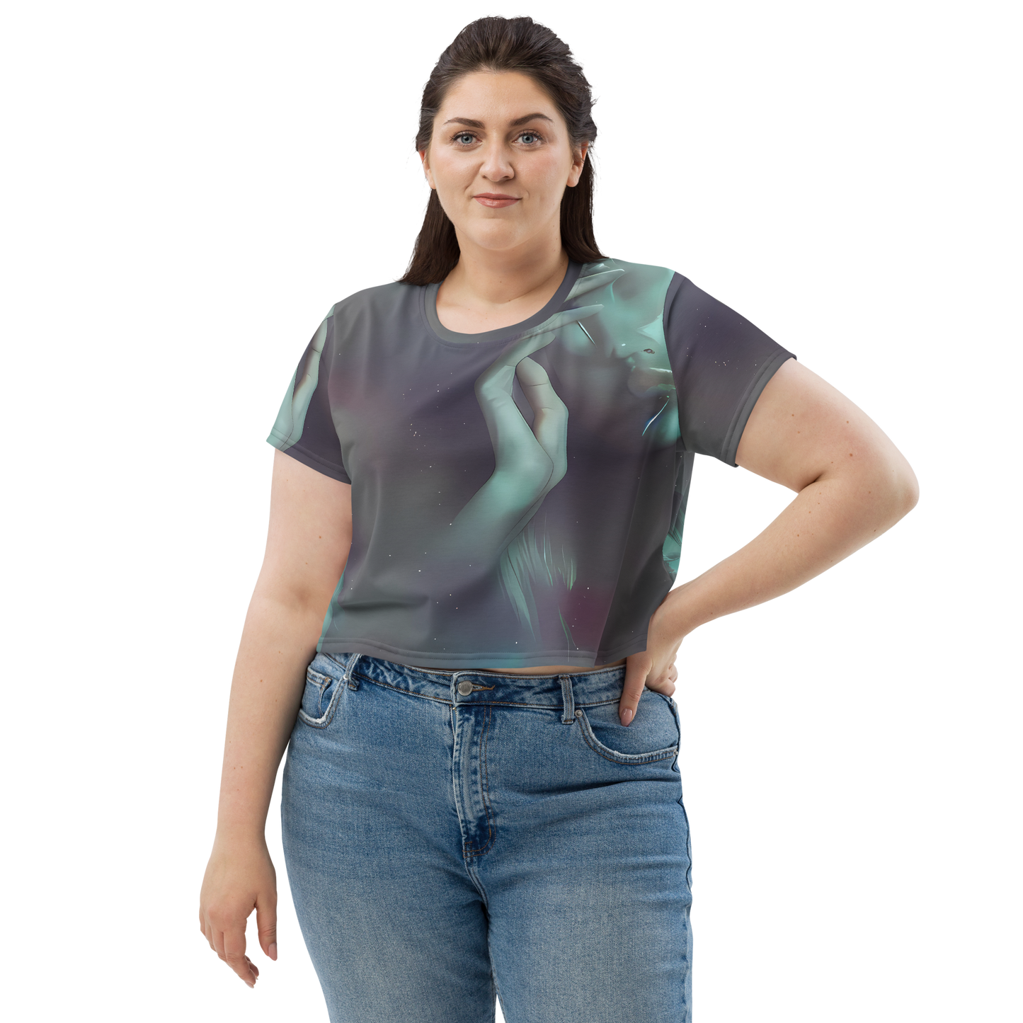 Women's Crop Tee - Surreal Dreams