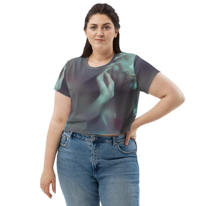 Women's Crop Tee - Surreal Dreams