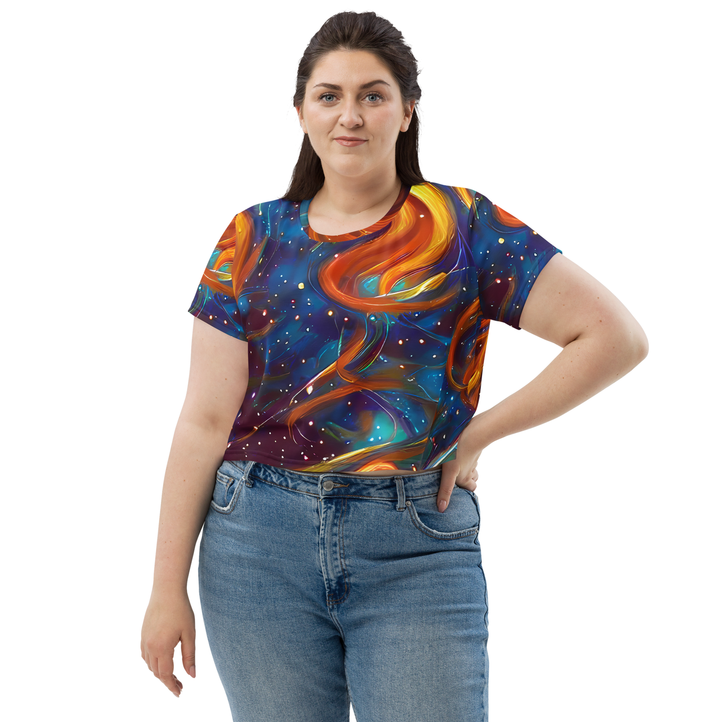 Women's Crop Tee - Perez Whirl