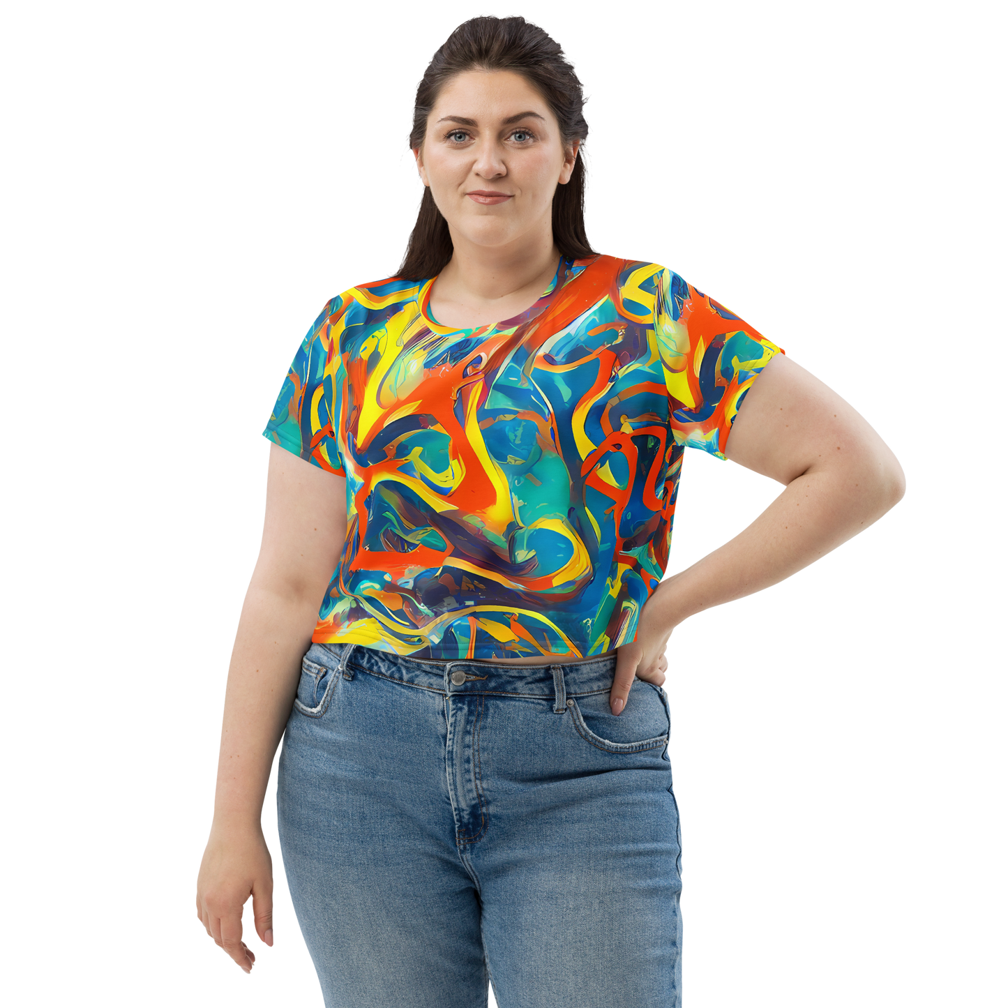 Women's Crop Tee - Chromatic Fusion