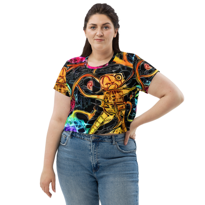 Women's Crop Tee - Psychedelic Pulsar