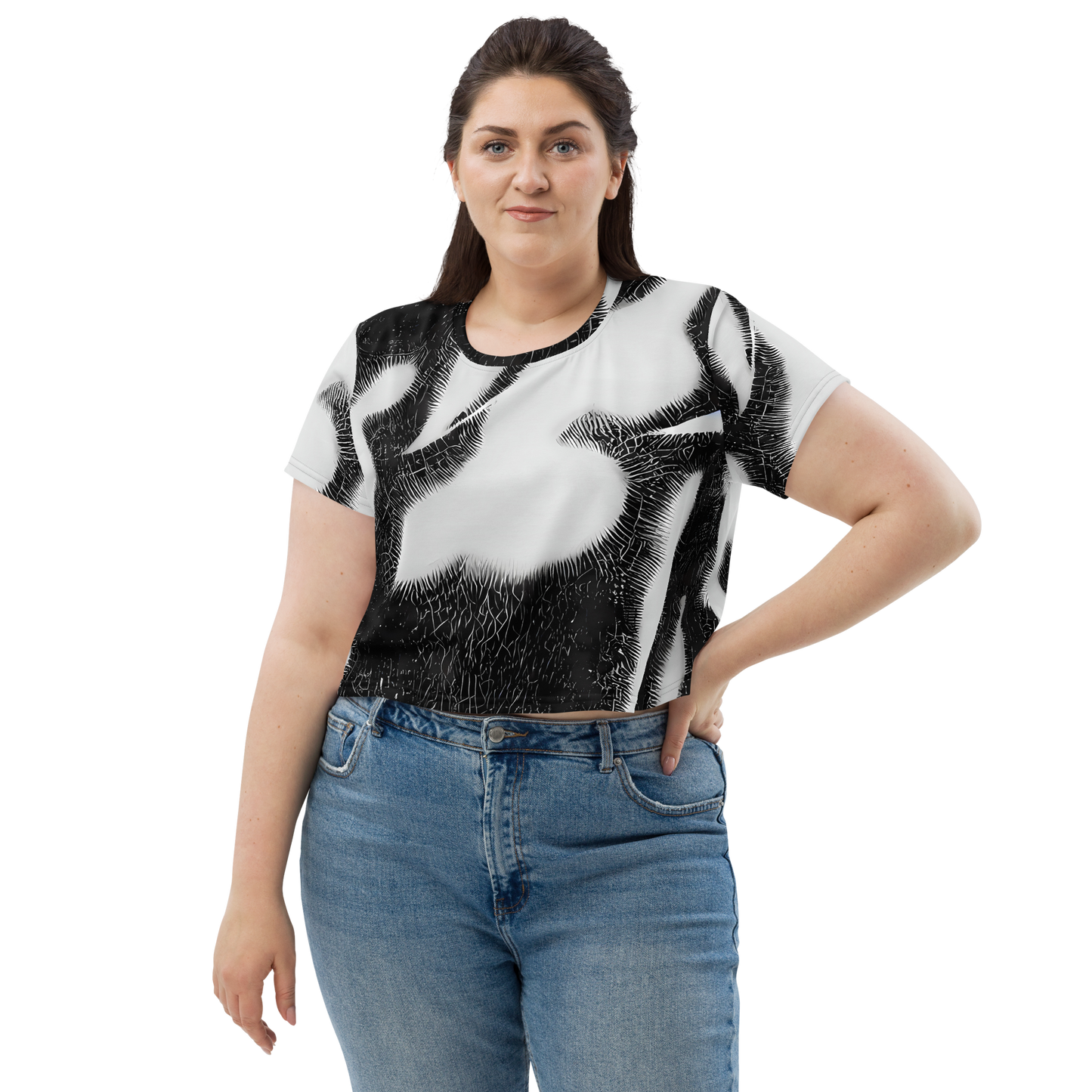 Women's Crop Tee - Ray's Illusion