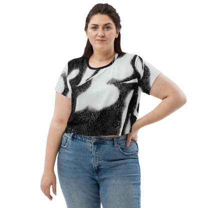 Women's Crop Tee - Ray's Illusion