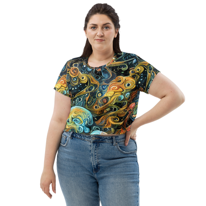 Women's Crop Tee - Wild Cosmos