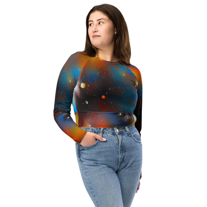 Long Sleeve Crop Top - Celestial Vogue