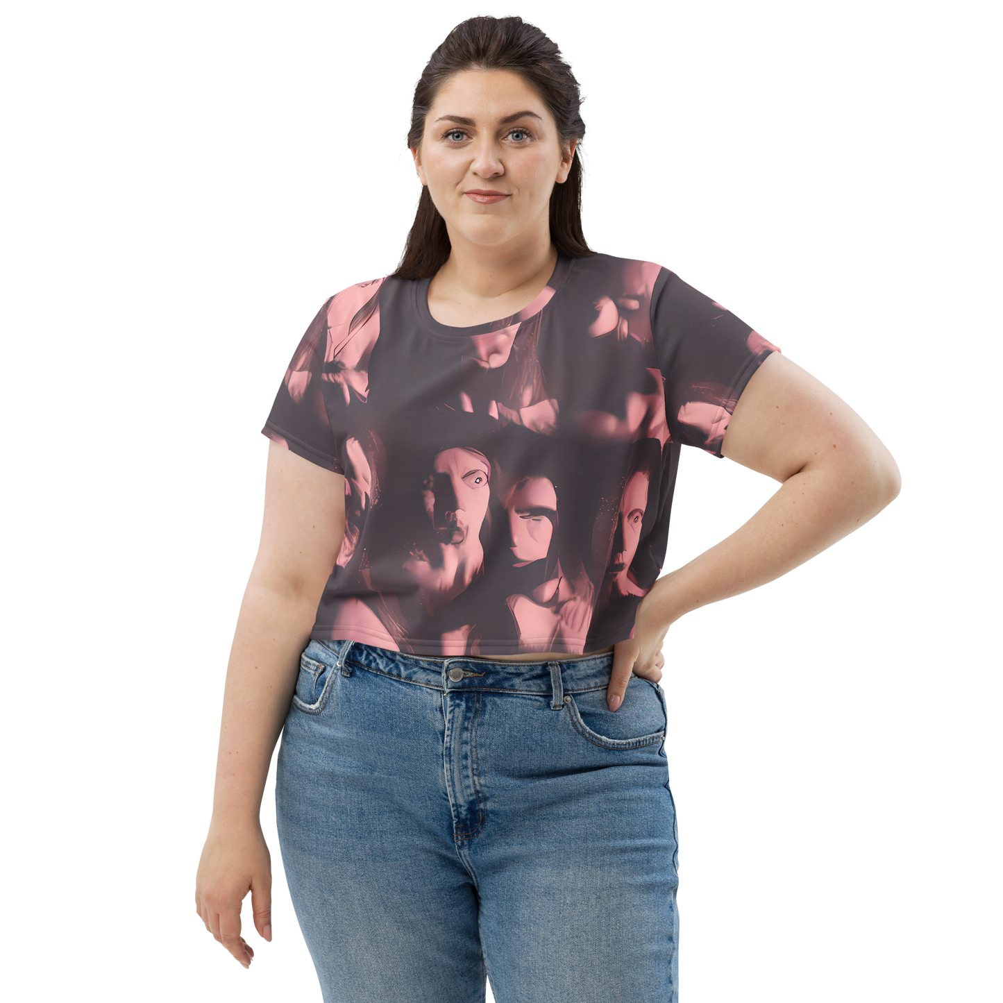 Women's Crop Tee - Portrait Whispers