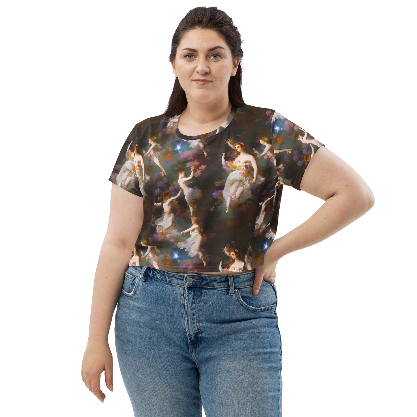 Women's Crop Tee - Winterhalter Whimsy