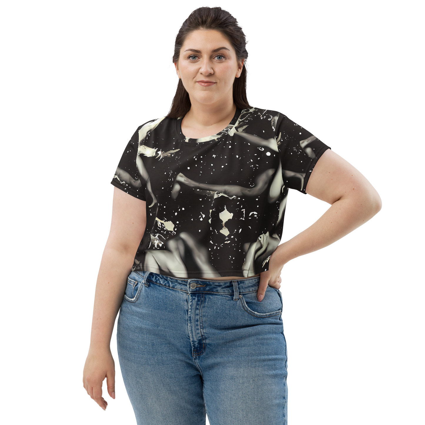 Women's Crop Tee - Newton's Silhouette