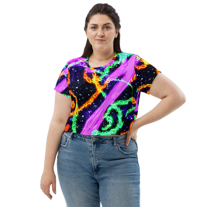 Women's Crop Tee - Enckell's Nebula