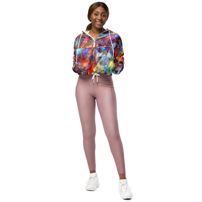 Women's Cropped Windbreaker - Esao's Eddies