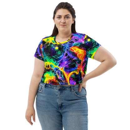 Women's Crop Tee - Vivid Veil