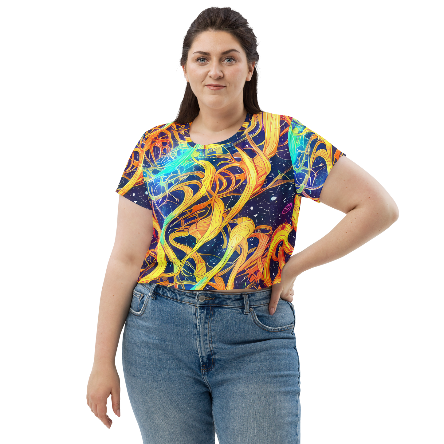 Women's Crop Tee - Granov Vortex