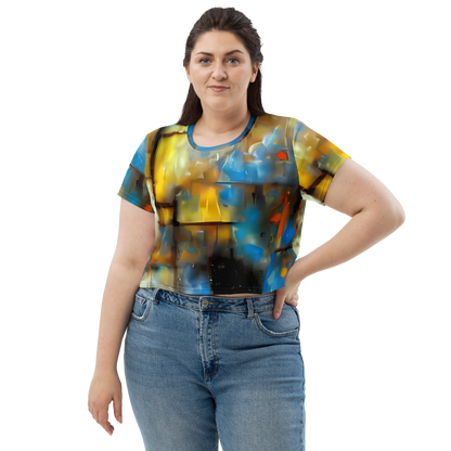 Women's Crop Tee - Kohn Cubism