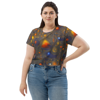 Women's Crop Tee - Chromal Flux