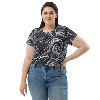 Women's Crop Tee - Savrasov Swirls