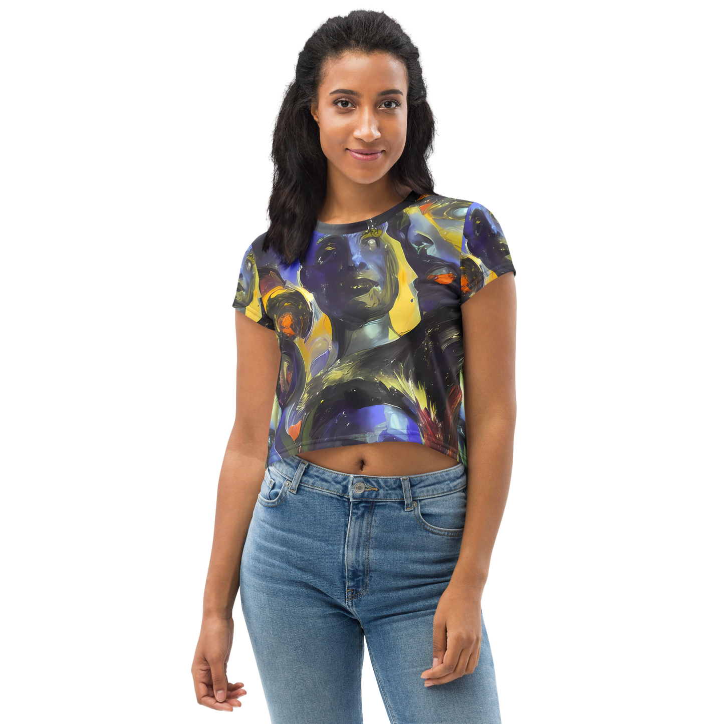 Women's Crop Tee - Corinthian Gaze