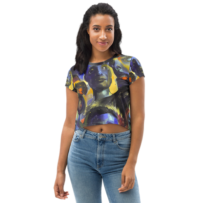 Women's Crop Tee - Corinthian Gaze