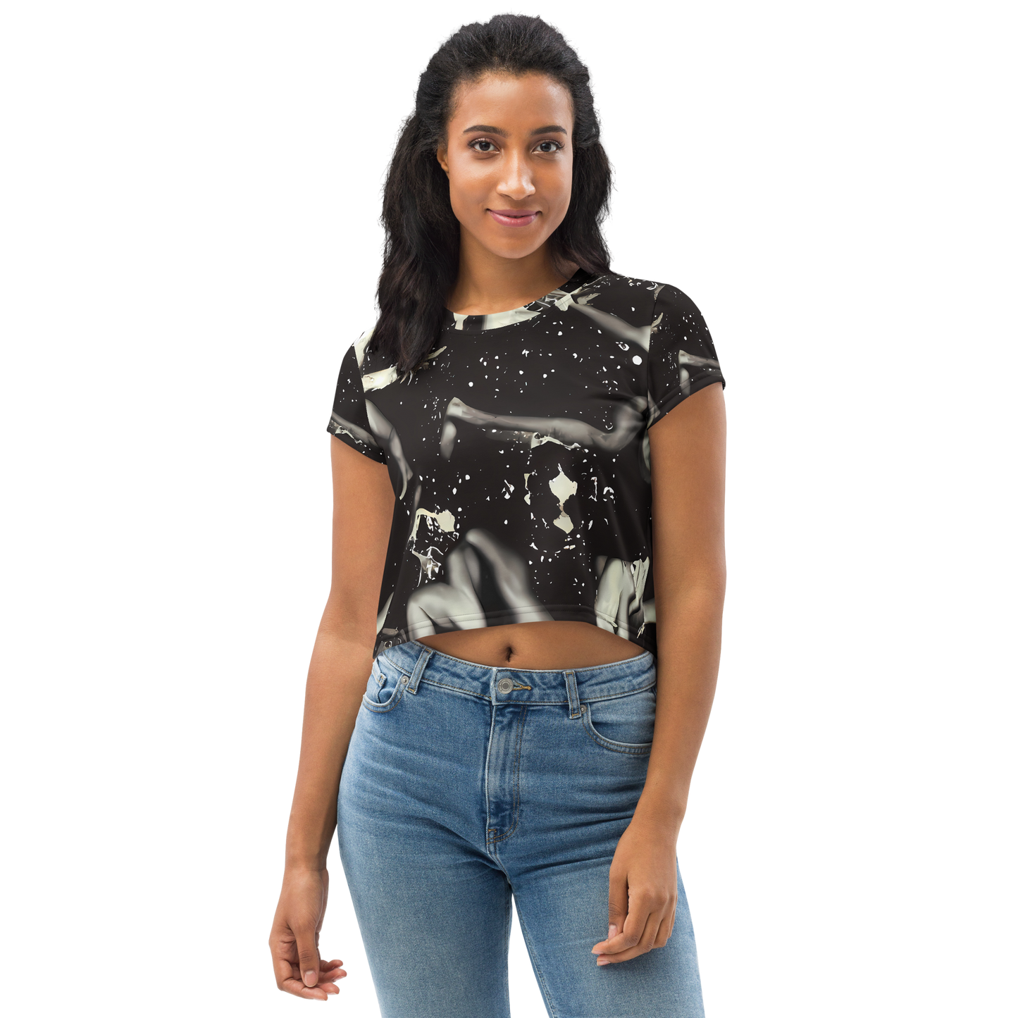 Women's Crop Tee - Newton's Silhouette