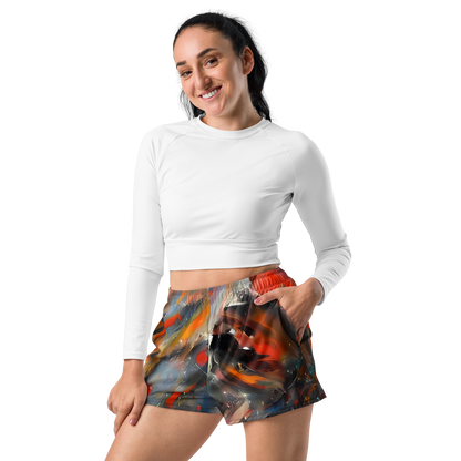 Women’s Athletic Shorts - Palette Rush