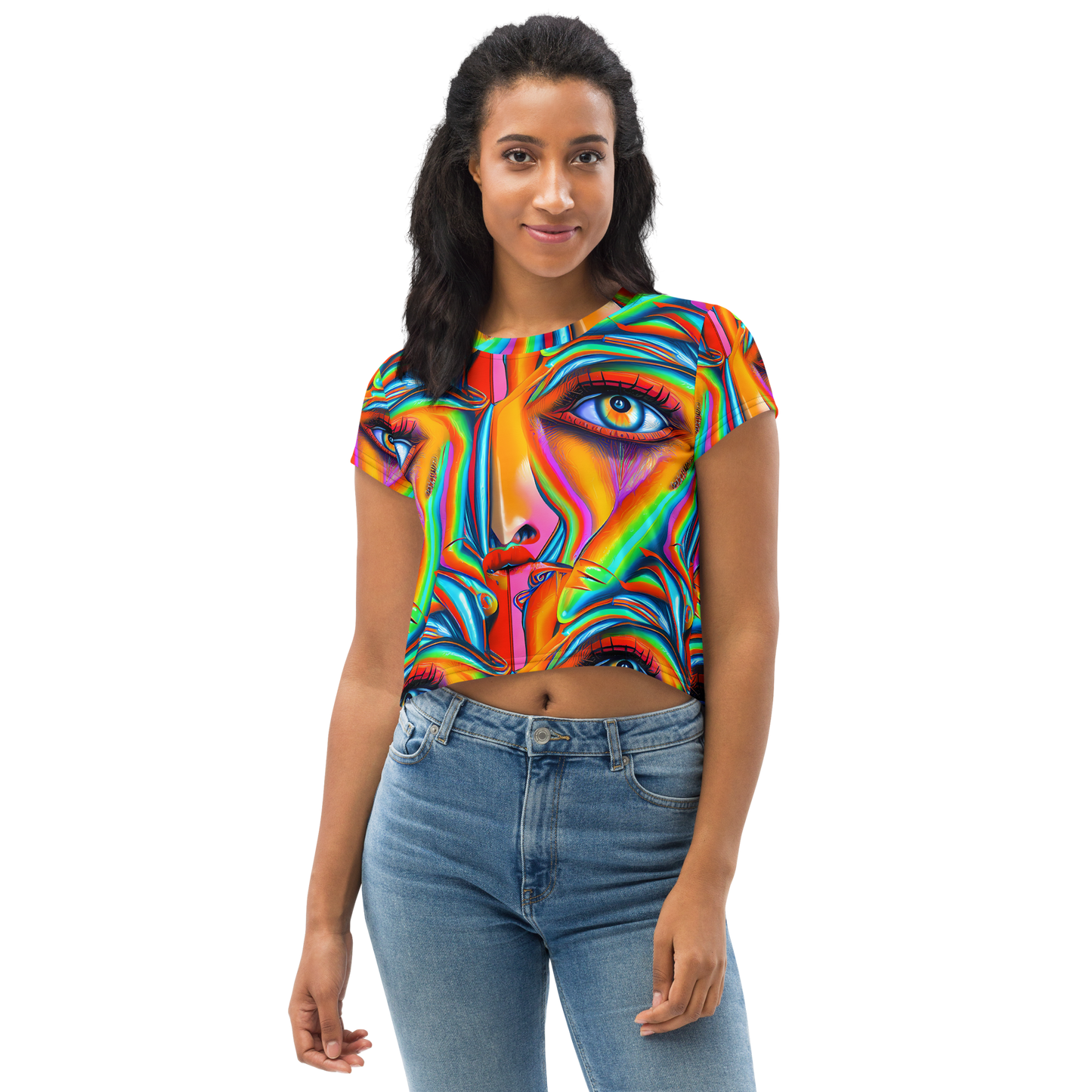 Women's Crop Tee - Kaleidovisions