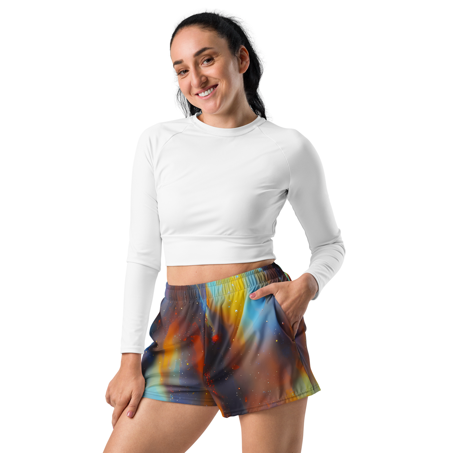 Women’s Athletic Shorts - Pliique Spectrum