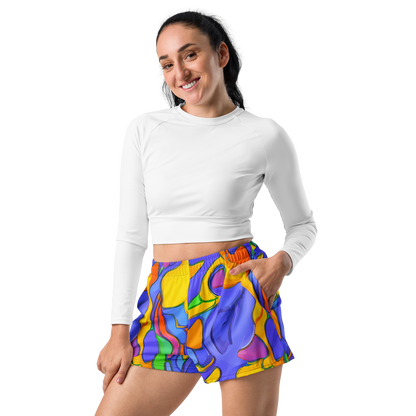 Women’s Athletic Shorts - Joffe Swirl