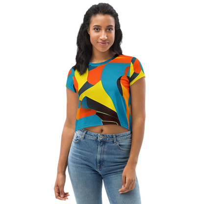 Women's Crop Tee - Fragmented Rhapsody