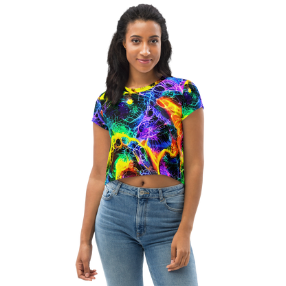 Women's Crop Tee - Vivid Veil