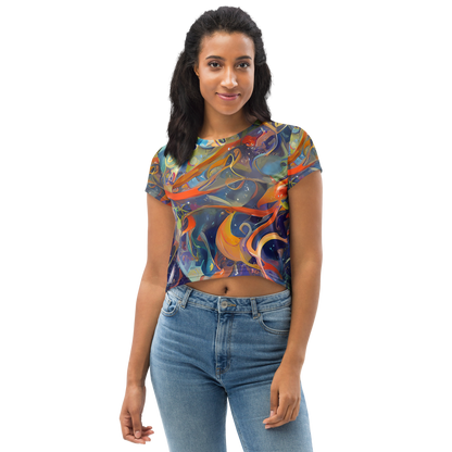 Women's Crop Tee - Spectral Swathe