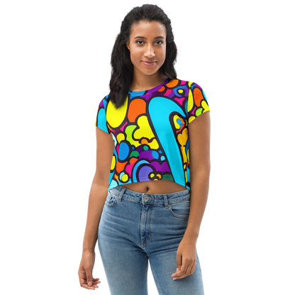 Women's Crop Tee - Pop Playland