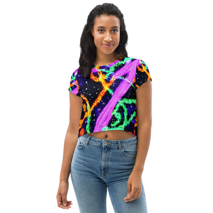 Women's Crop Tee - Enckell's Nebula