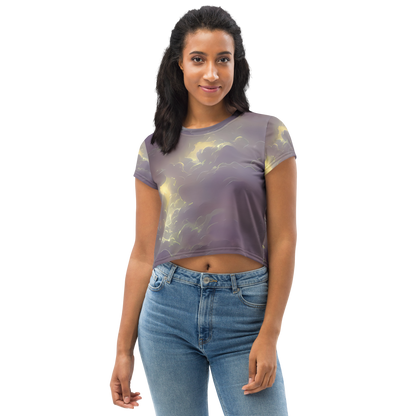 Women's Crop Tee - Stormy Muse