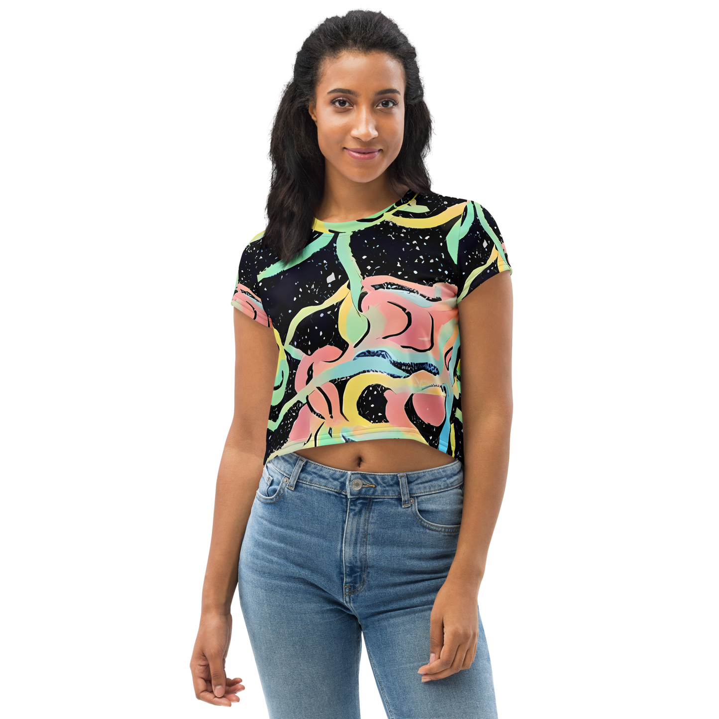 Women's Crop Tee - Mcguire Wavelength