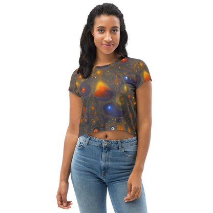 Women's Crop Tee - Chromal Flux