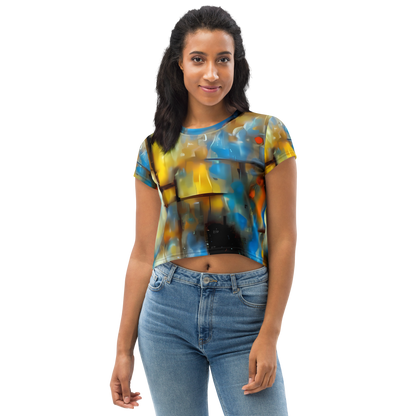 Women's Crop Tee - Kohn Cubism