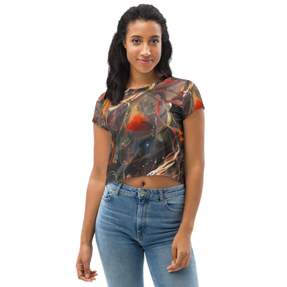 Women's Crop Tee - Temporal Vortex