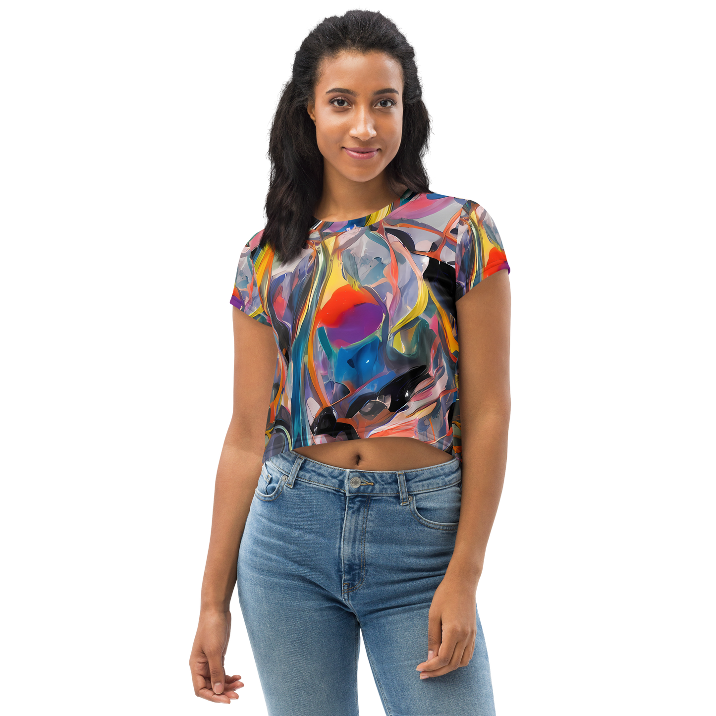 Women's Crop Tee - Brazen Rhapsody