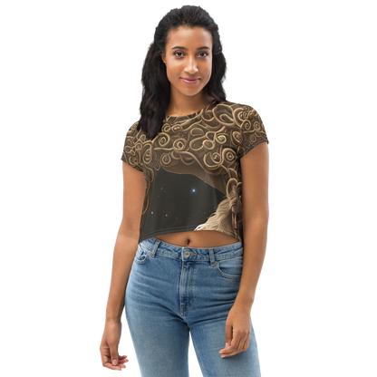 Women's Crop Tee - Ether Whorls