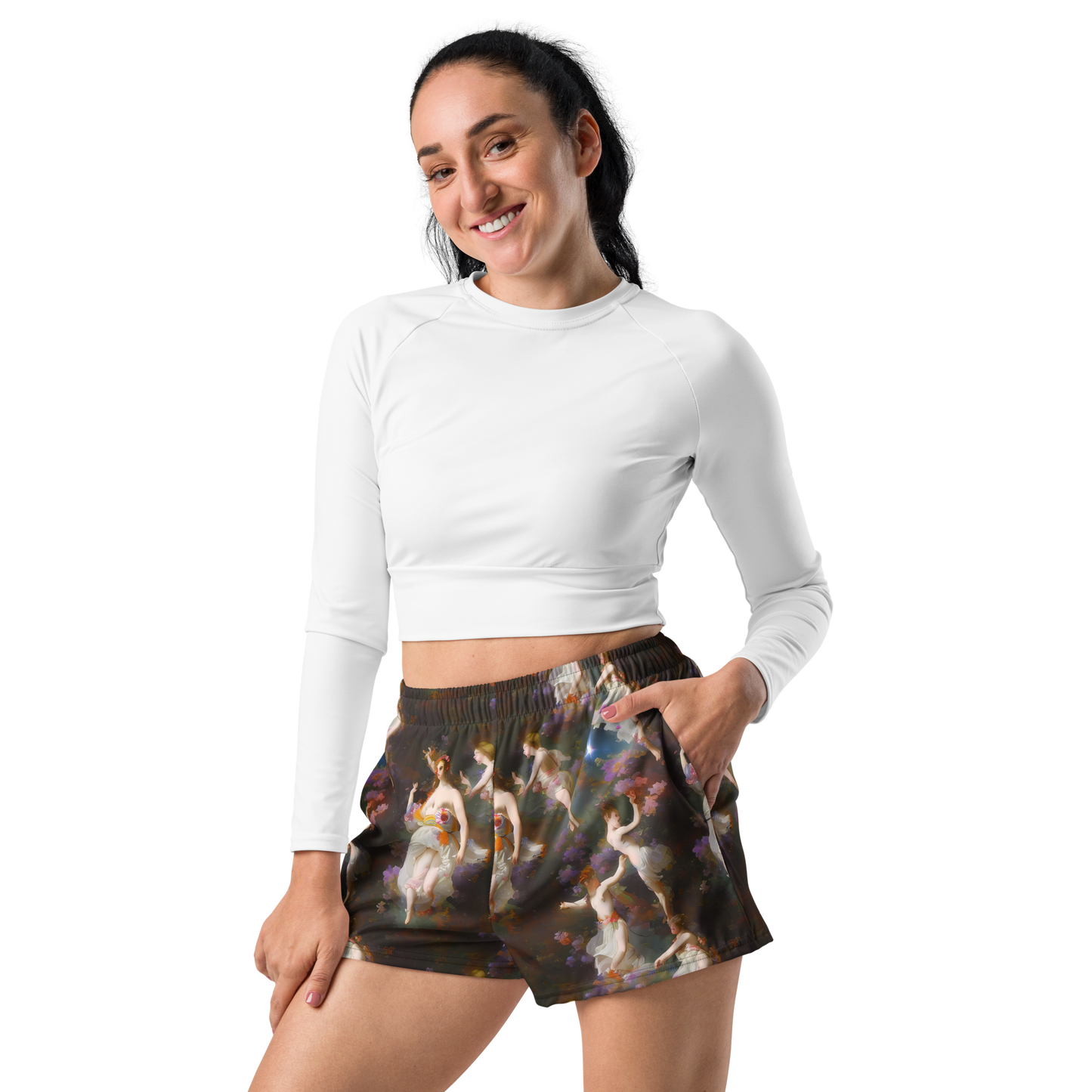 Women’s Athletic Shorts - Winterhalter Whimsy